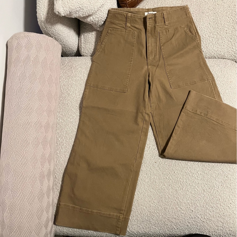 Madewell Emmett Wide Leg Crop Pants size 27